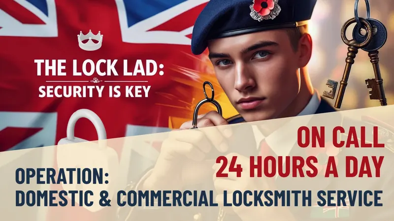 Opening frame of the The Lock Lad advert