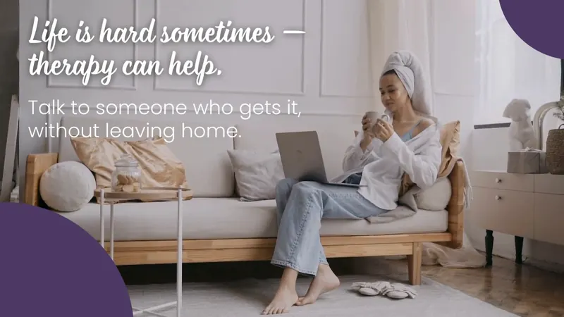 Opening frame of the Mental Care Therapies advert