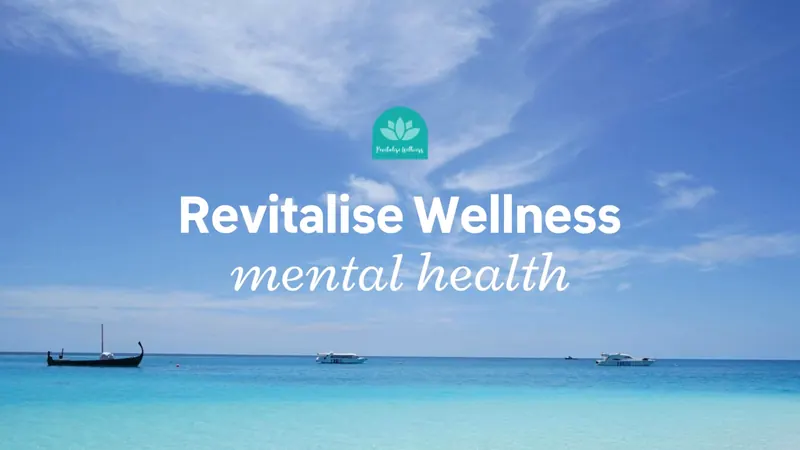 Opening frame of the Revitalise Wellness advert