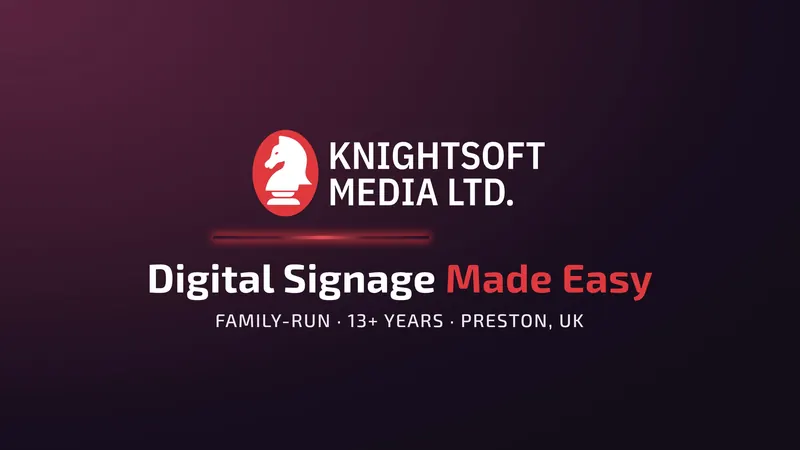 Title card of the Knightsoft Media showreel 2026